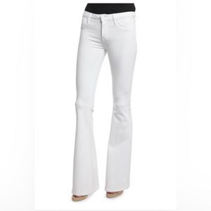 White Hudson flare jeans